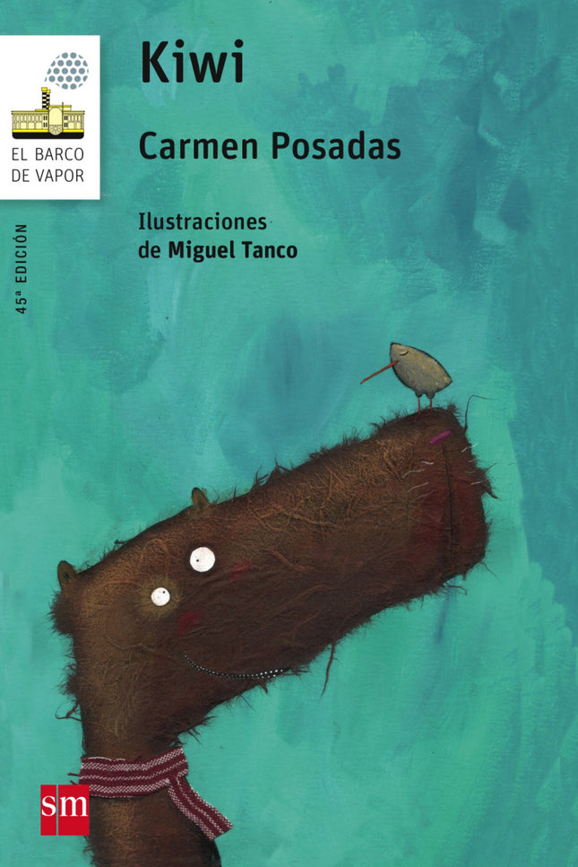 Libro Kiwi: La vida cotidiana de los animales de la granja se ve alterada de forma súbita. Un paquete ha llegado y su co