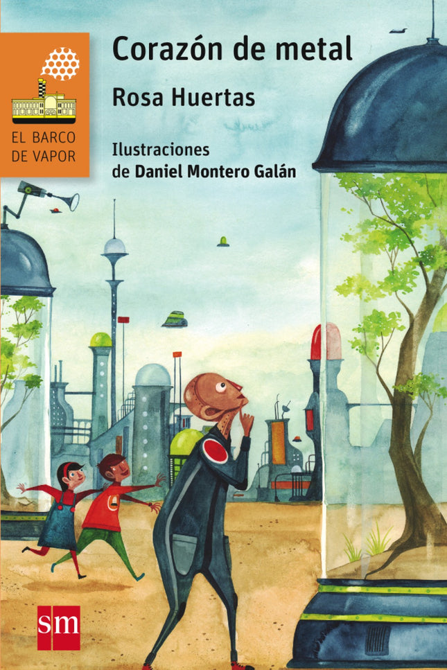 Libro Corazón De Metal: Bravo es un androide-niño de compañía que ha sido creado para cuidar de Isaac. Pero no es un and