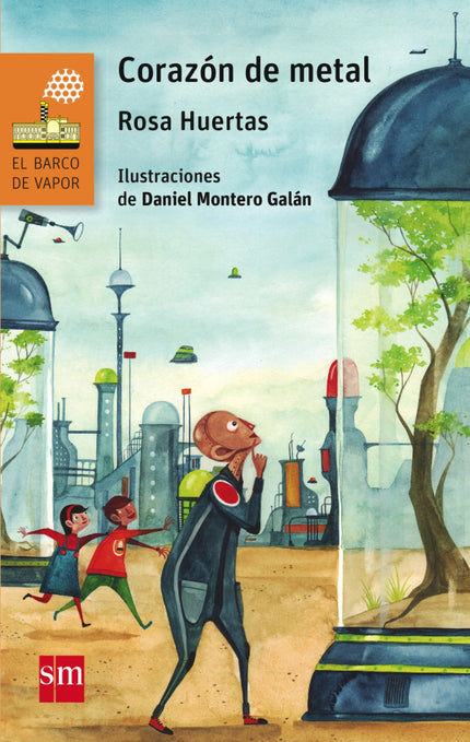 Libro Corazón De Metal: Bravo es un androide-niño de compañía que ha sido creado para cuidar de Isaac. Pero no es un and