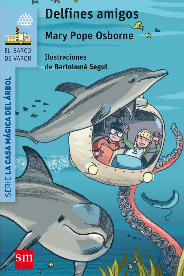 Libro Delfines Amigos: El hada Morgana propone a Jack y Annie que se conviertan en maestros bibliotecarios. Para ello ha