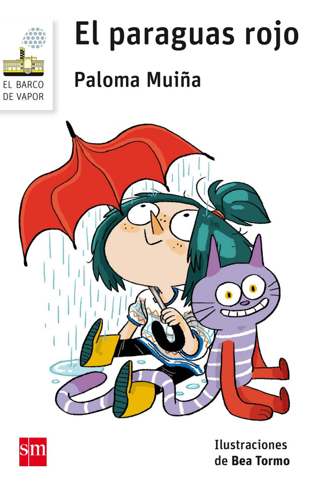 Libro El Paraguas Rojo: Cuando Marta quiere algo cierra los ojos, arruga la frente, y lo desea con todas sus fuerzas. Pe