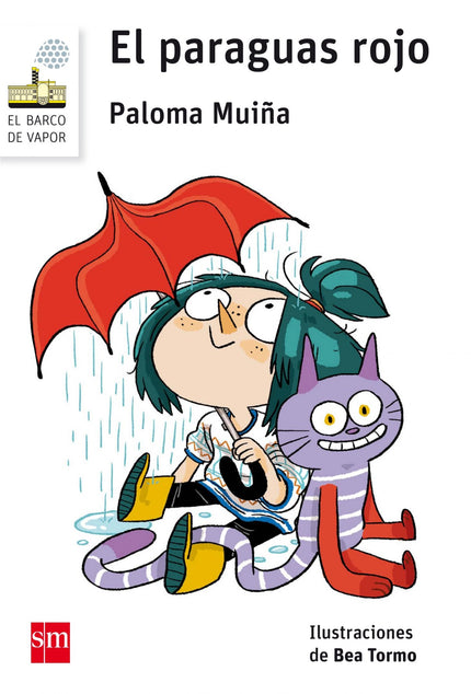 Libro El Paraguas Rojo: Cuando Marta quiere algo cierra los ojos, arruga la frente, y lo desea con todas sus fuerzas. Pe