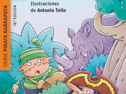 Libro El Pirata Garrapata En áfrica: En África, la terrible tribu de los tragaldabas amenaza con comerse a la hermosa Floripondia. El pirata Garrapata no lo duda un segundo y se lanza a otra gran aventura.