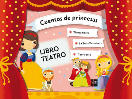 Libro Cuentos De Princesas: Este pack contiene un libro, 5 decorados y 16 personajes de cuento. En el libro de 22 página