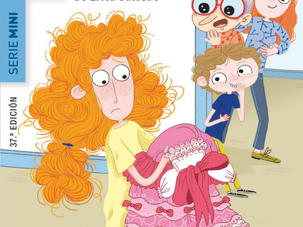 Libro Mini Va Al Colegio: Mini es una niña pelirroja, muy alta y delgada, y está asustada porque no sabe qué dirán de el