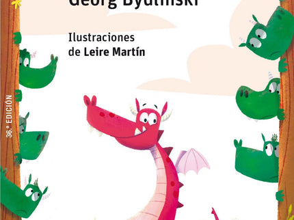 Libro El Dragon Color Frambuesa: Al pequeño dragón le gustaba tanto comer frambuesas que tenía la piel completamente sal