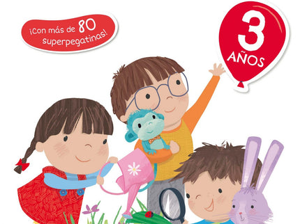 Libro Mis Vacaciones 3 Años Con Lara, Leo Y Luis: Estas vacaciones diviértete y repasa lo que has aprendido en el cole c