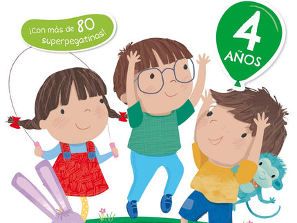 Libro Mis Vacaciones 4 Años Con Lara, Leo Y Luis: Estas vacaciones diviértete y repasa lo que has aprendido en el cole c