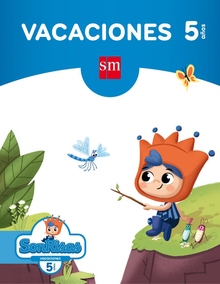 Libro Vacaciones 5 Años. Sonrisas: Los cuadernos de Vacaciones de SM para la etapa de Infantil tienen como finalidad que
