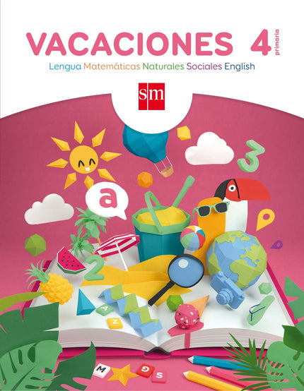Libro Vacaciones 4º Primaria: Te proponemos una forma diferente de repasar Lengua, Matemáticas, Ciencias de la Naturalez