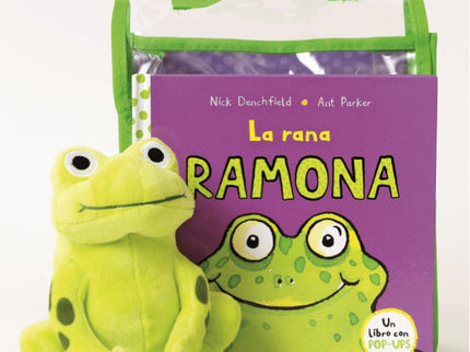 Libro Pack La Rana Ramona: La rana Ramona es muy glotona. ¿Sabes cuál es su comida favorita?  Este pack contiene un dive