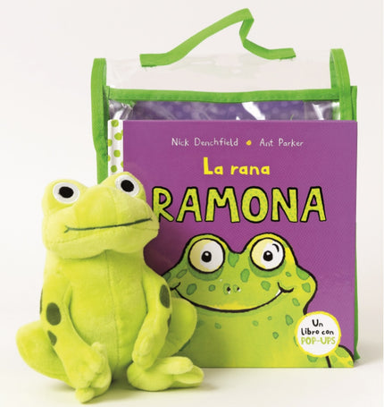 Libro Pack La Rana Ramona: La rana Ramona es muy glotona. ¿Sabes cuál es su comida favorita?  Este pack contiene un dive