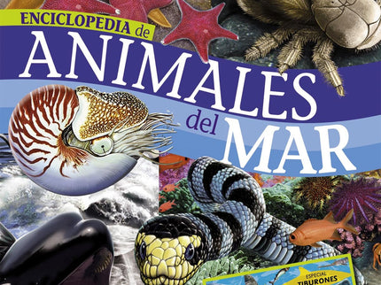 Libro Enciclopedia De Animales Del Mar: La gran variedad de la fauna marina actual es el resultado de un proceso de evol