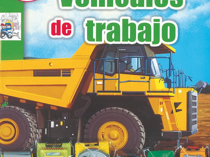 Libro Vehiculos De Trabajo: Lee, colorea y juega mientras te diviertes con los vehículos de emergencia que incluye el li