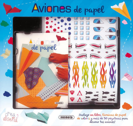 Libro Aviones De Papel: Con las sencillas instrucciones paso a paso que encontrarás en el interior de esta caja descubri