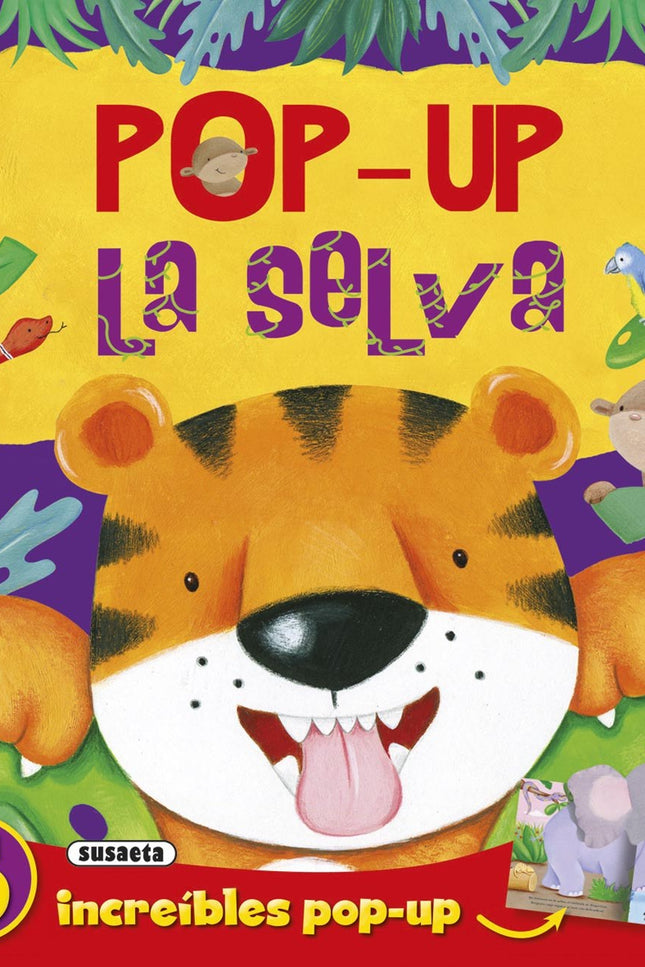 Libro La Selva: Explora la selva y conoce a los animales que viven en ella. íTodos sus habitantes asoman la cabeza en es