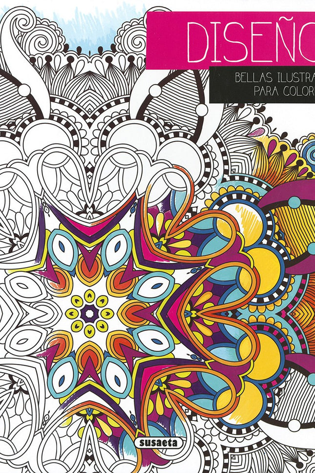 Libro Diseños: Este cuaderno recoge las obras de diversos artistas: 48 láminas de gran tamaño y microperforadas para cor