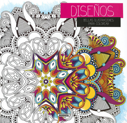 Libro Diseños: Este cuaderno recoge las obras de diversos artistas: 48 láminas de gran tamaño y microperforadas para cor