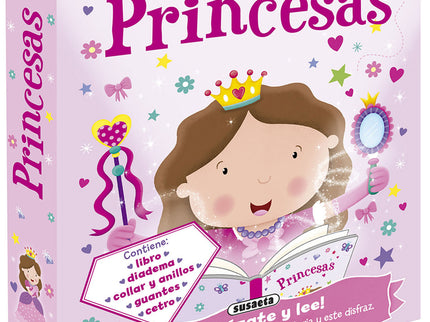 Libro Princesas: ¿Quieres asistir al gran baile real? Prepárate para convertirte en una princesa con todos los accesorio