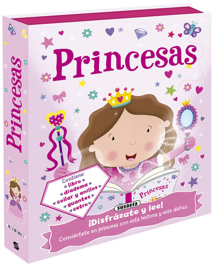 Libro Princesas: ¿Quieres asistir al gran baile real? Prepárate para convertirte en una princesa con todos los accesorio