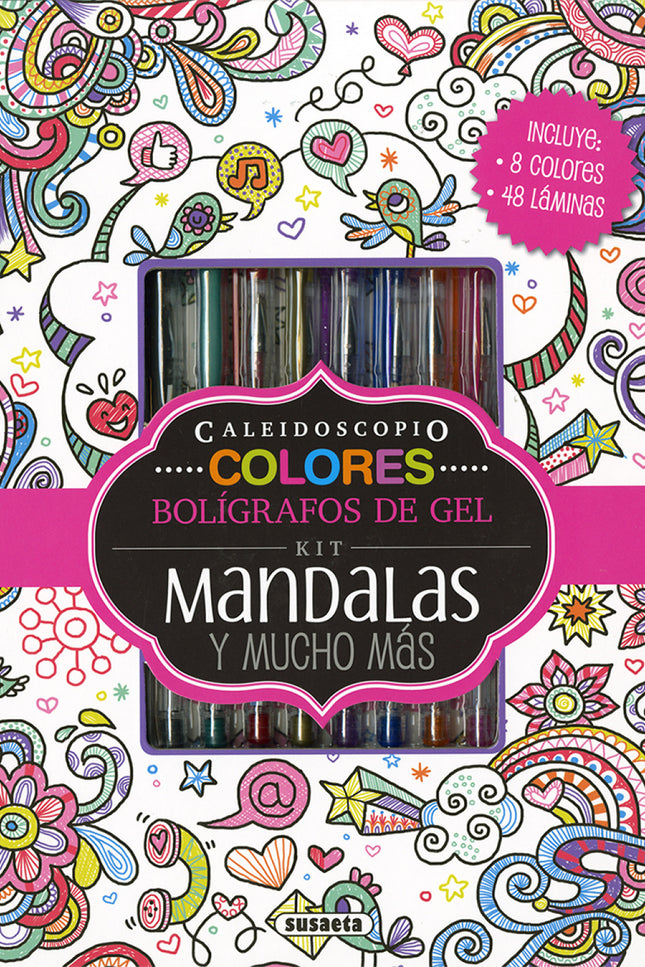 Libro Mandalas: Disfruta de una experiencia electrizante con las láminas y los colores brillantesde este libro de colorear, que incluye mandalas y otros patrones diversos. Diseñadas para realzar los detalles cuando son coloreadas, con estas láminas extraíbles podrás decorar tu habitación o regalarlas a quien tú prefieras.