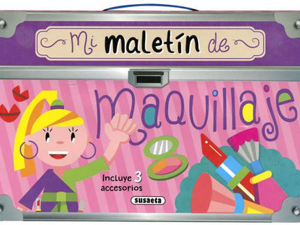 Libro Maquillaje: Ayuda a la maquilladora en su trabajo, utilizando los accesorios que encontrarás en el interior. ¡Aprender es divertido!