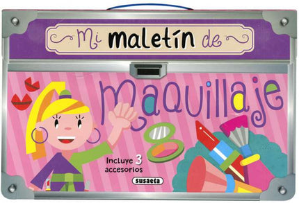 Libro Maquillaje: Ayuda a la maquilladora en su trabajo, utilizando los accesorios que encontrarás en el interior. ¡Aprender es divertido!