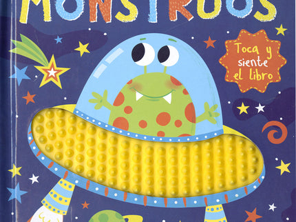 Libro Monstruos: Los monstruos más divertidos te esperan en este libro de texturas de silicona que los más pequeños no podrán dejar de tocar. Lee las rimas, toca el libro íy siéntelo!