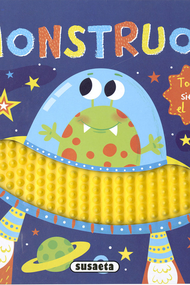 Libro Monstruos: Los monstruos más divertidos te esperan en este libro de texturas de silicona que los más pequeños no podrán dejar de tocar. Lee las rimas, toca el libro íy siéntelo!