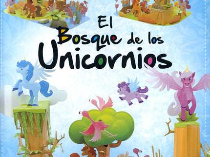 Libro El Bosque De Los Unicornios: Vive y recrea el mundo legendario de una de las criaturas mágicas más especiales, los unicornios. En este libro, encontrarás una maqueta recortable, con sencillas instrucciones, para adentrarte en su maravilloso bosque mágico.