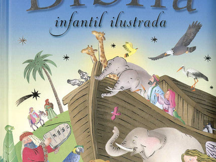 Libro Biblia Infantil Ilustrada: La Biblia infantil ilustrada que ves aquí no es la Biblia completa, es una selección y adaptación de los ochenta episodios que hemos considerado más importantes y comprensibles para los jóvenes lectores. Este volumen contiene las escenas más significativas del Antiguo y del Nuevo Testamento, acompañadas de unas bellas ilustraciones que también te ayudarán en la lectura.