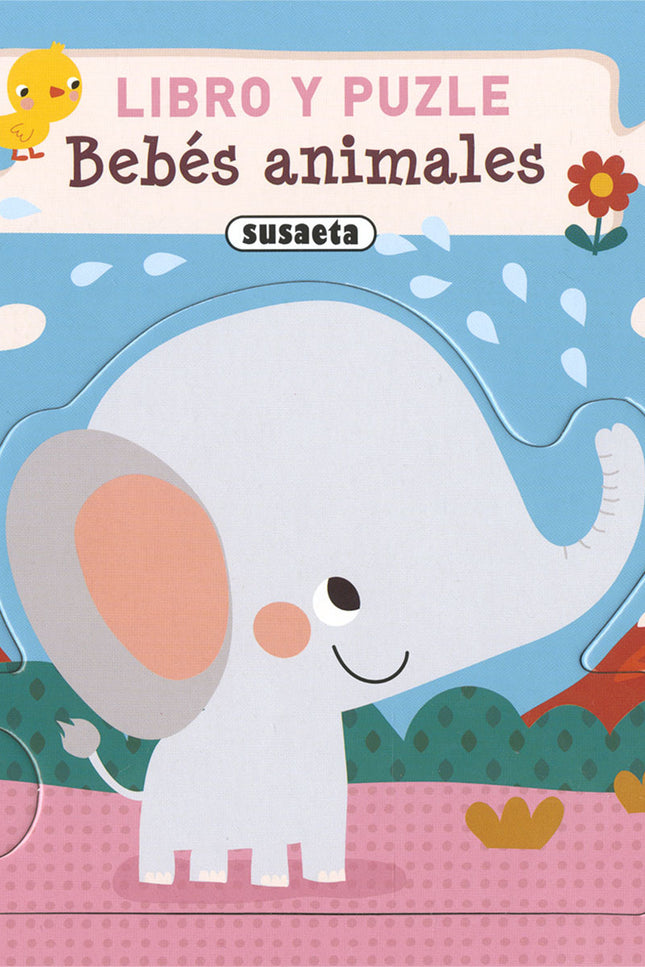 Libro Bebés Animales: ¿Quieres conocer a estas crías de animales? Saca las piezas de cada página, encájalas una con otra y pon a los animales en fila.