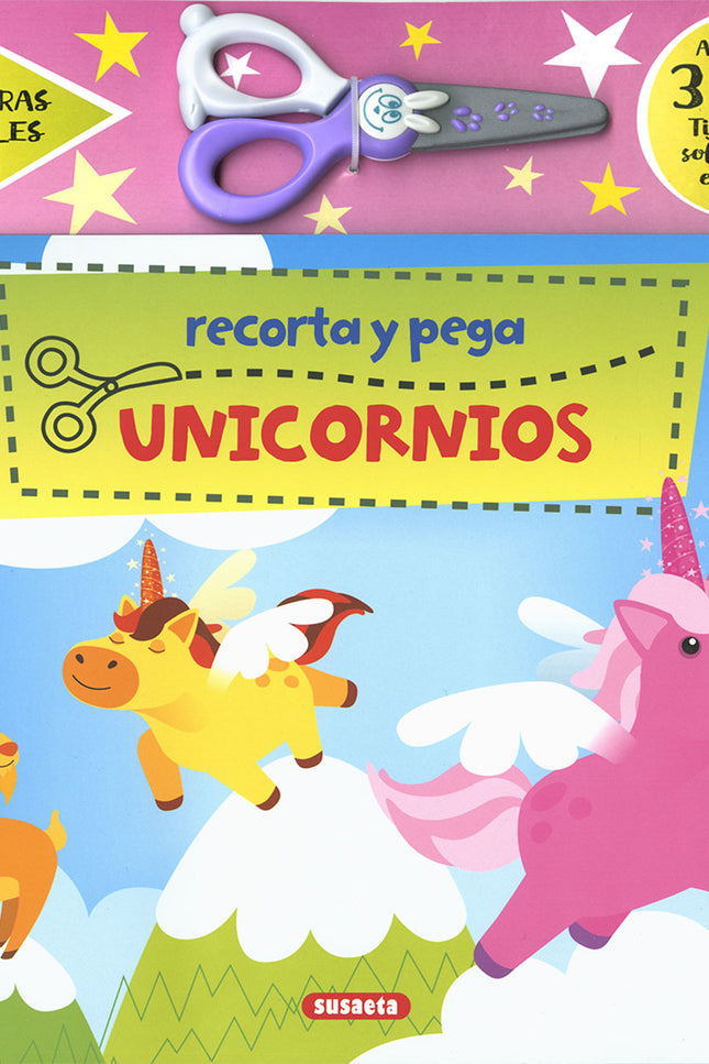Libro Recorta Y Pega Unicornios: Un maravilloso mundo lleno de unicornios para disfrutar con ellos y completar con los recortables. Páginas preparadas con pretroquelados para poder separar cada parte sin dañar el libro.