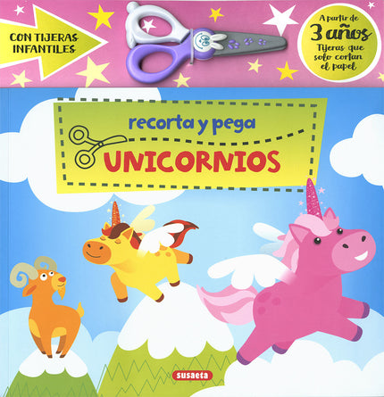 Libro Recorta Y Pega Unicornios: Un maravilloso mundo lleno de unicornios para disfrutar con ellos y completar con los recortables. Páginas preparadas con pretroquelados para poder separar cada parte sin dañar el libro.