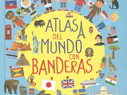 Atlas Del Mundo Con Banderas