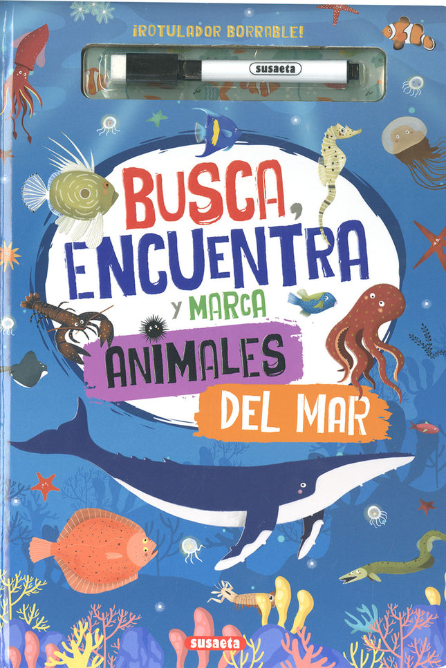 Busca, Encuentra Y Marca Animales Del Mar