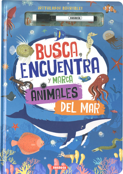 Busca, Encuentra Y Marca Animales Del Mar