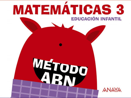 Libro Cuaderno Matemáticas 3 *abn* (5 Años): .