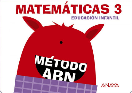 Libro Cuaderno Matemáticas 3 *abn* (5 Años): .