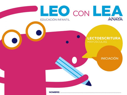 Libro Leo Con Lea Iniciación Mayúsculas 3 Años: .
