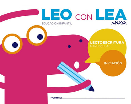Libro Leo Con Lea Iniciación Mayúsculas 3 Años: .