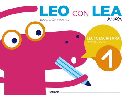 Libro Leo Con Lea 1 Mayúsculas 4 Años: .