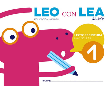 Libro Leo Con Lea 1 Mayúsculas 4 Años: .