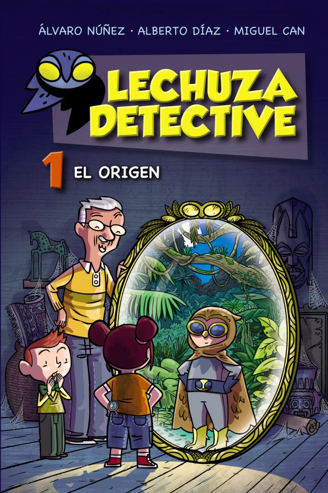 Libro El Origen: Carla tiene nueve años, estudia cuarto de Primaria, y es fanática de los cómics. Su padre está preocupa