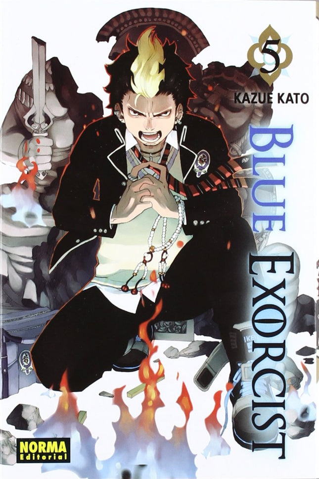 Libro Blue Exorcist 5: Ahora que el secreto de Rin ha salido a la luz, la relación con sus compañeros se complica. Algun