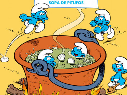Libro Sopa De Pitufos: Estos míticos personajes de color azul creados por el dibujante belga Peyo siguen tan vivos como 