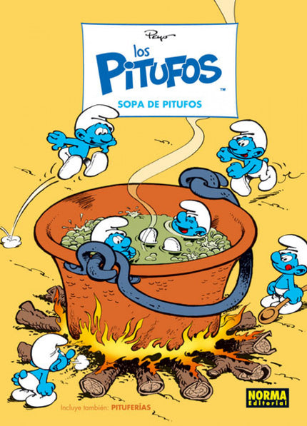 Libro Sopa De Pitufos: Estos míticos personajes de color azul creados por el dibujante belga Peyo siguen tan vivos como 