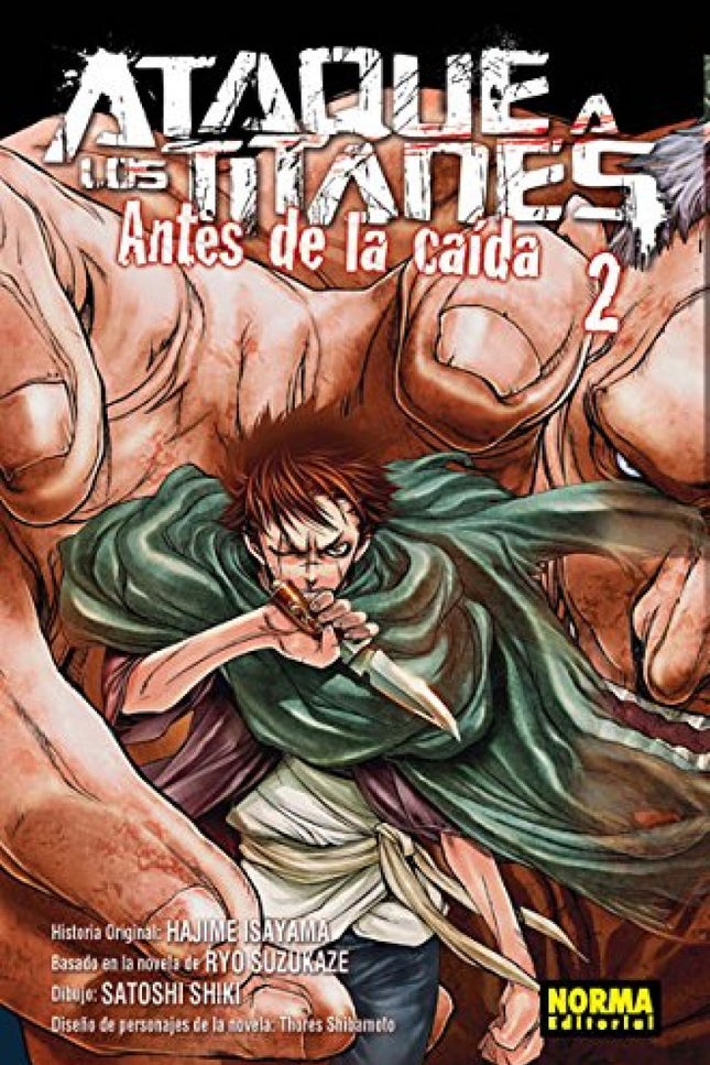 Libro Antes De La Caída: NUEVO VOLUMEN DE LA PRECUELA DELPOPULAR MANGA ATAQUE A LOS TITANESTras escapar, Kyklo y Carla d