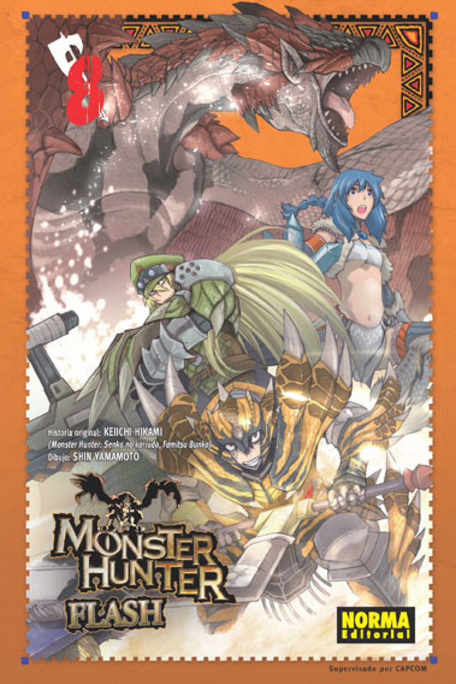 MONSTER HUNTER FLASH! 08 - Keiichi Hikami - Tapa blanda
