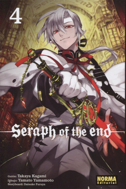Libro Seraph Of The End 4: YÛICHIRÔ YA ES MIEMBRO DE LA UNIDAD EXTERMINADORA DE VAMPIROS, UN PASO MÁS PARA VENGAR A SU F